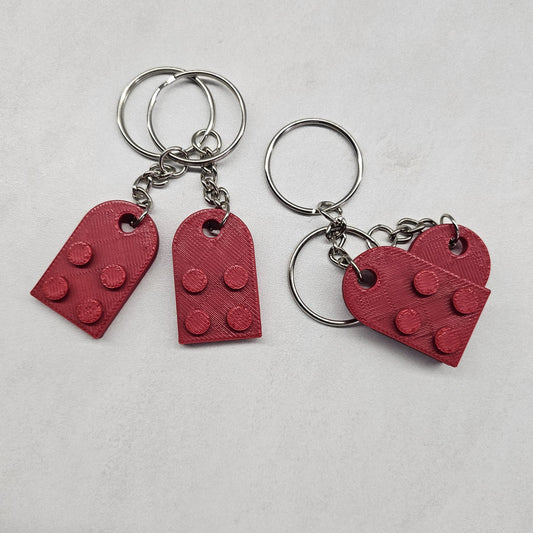 Love Heart Key Rings