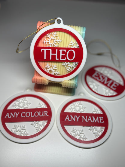 Customisable Christmas Bauble