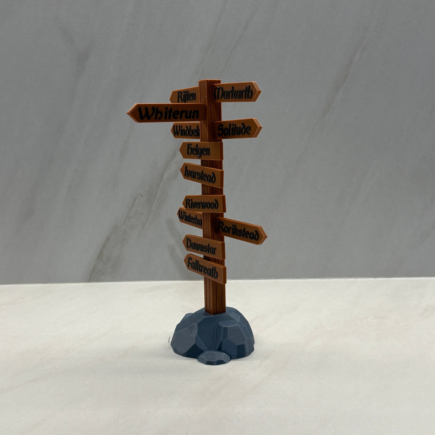 Skyrim-Inspired Directional Signpost