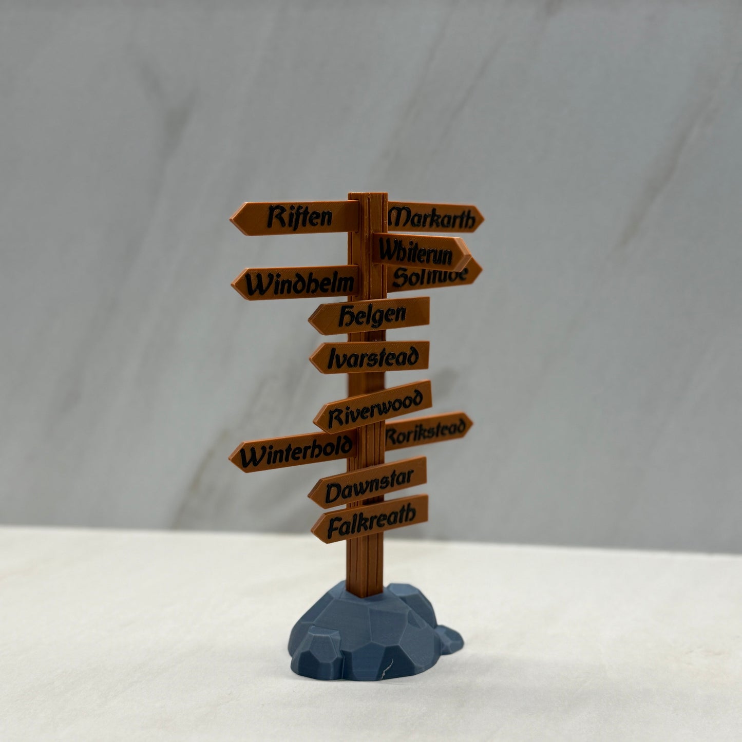 Skyrim-Inspired Directional Signpost