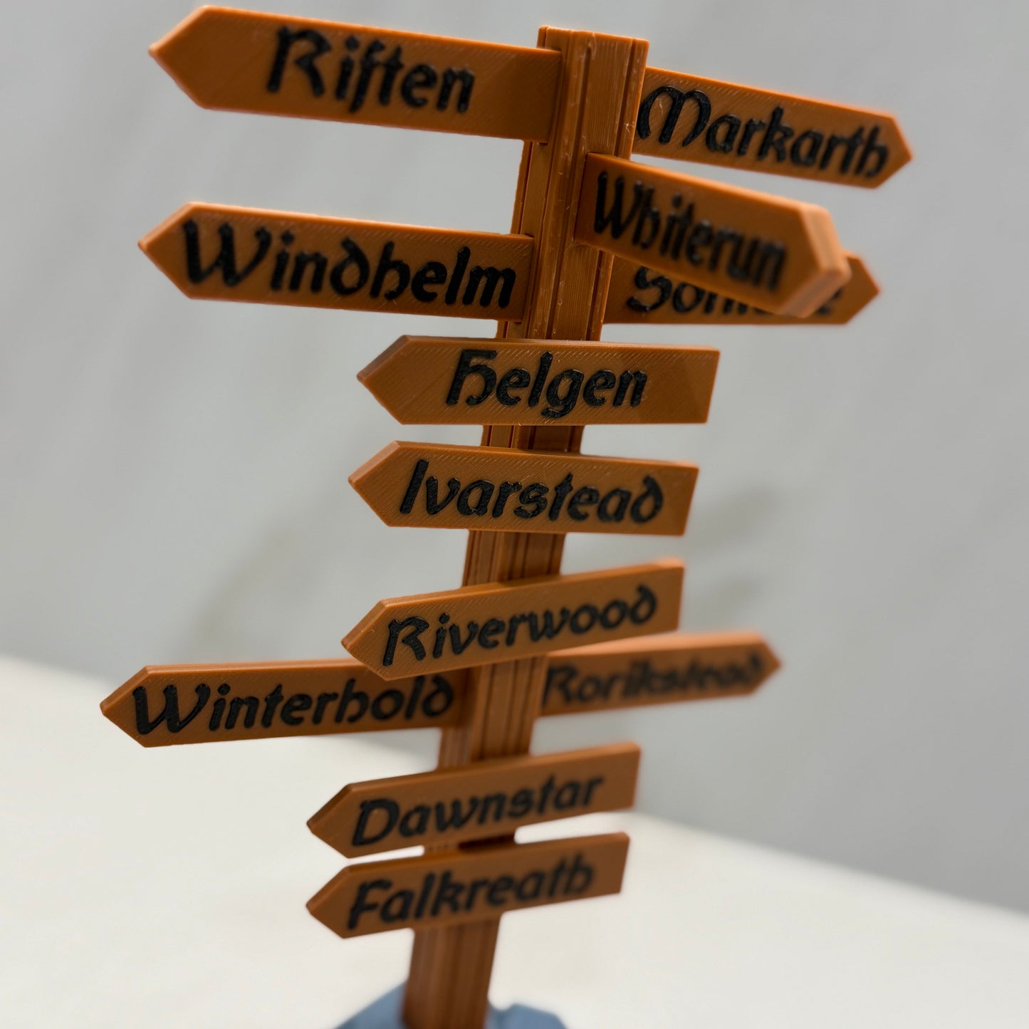Skyrim-Inspired Directional Signpost