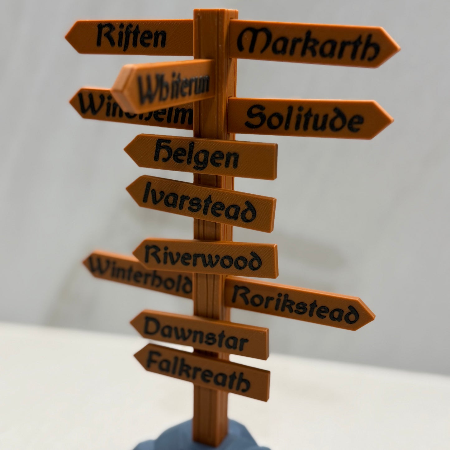 Skyrim-Inspired Directional Signpost